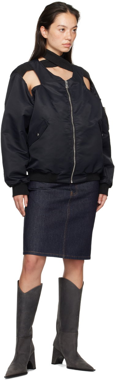 Nederdel Coperni Coperni Hybrid Denim Midi Skirt Blå | COPJ62F2011, 3