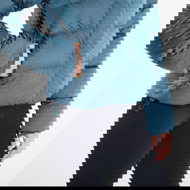 Puffer jakke Columbia Columbia Amaze Puff Hooded Down Jacket Blå | 2133714429, 2