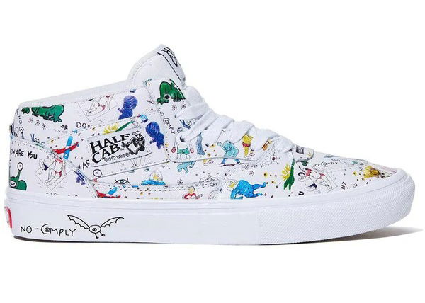 Sneakers og sko Vans Half Cab No Comply x Daniel Johnston Hvid | VN0A5FCDWTM, 0