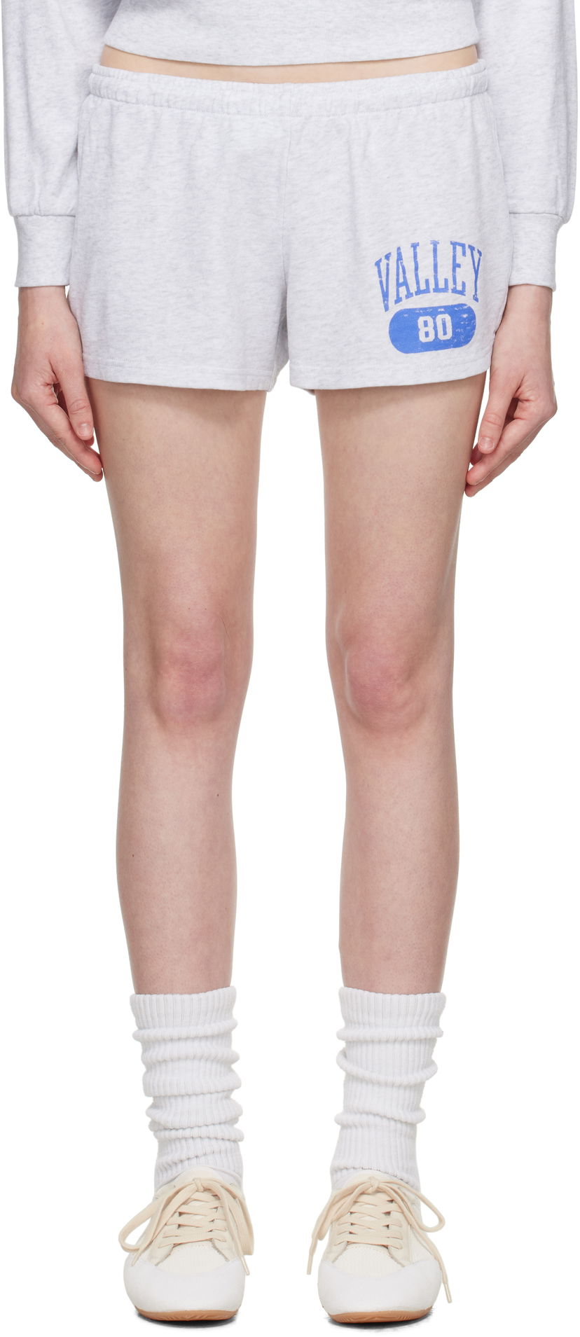 Shorts SKIMS SKIMS Fleece Shorts Grå | SH-SHO-8212W