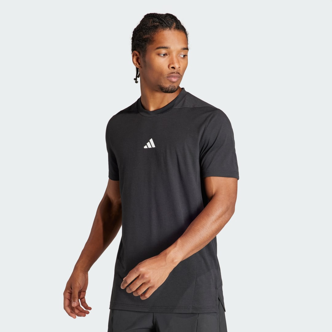 T-shirt adidas Performance Designed for Training Workout T-Shirt Sort | IK9725, 1