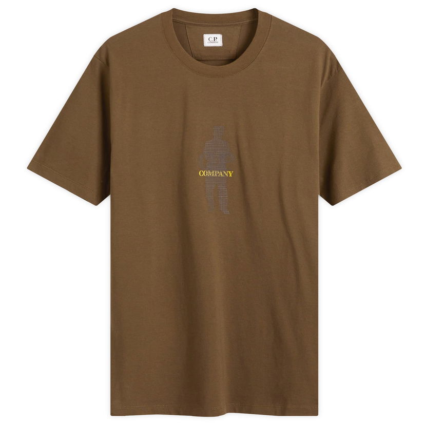 T-shirt C.P. Company C.P. Company 30/1 Sailor Graphic T-Shirt, Size Medium Brun | CMTS164A-006586W-683