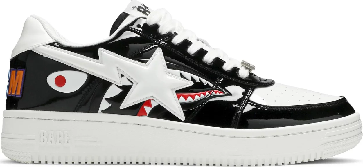 Sneakers og sko BAPE Shark Sta "Black" Sort | 1G80191009-BLK, 0