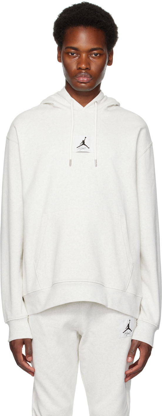 Sweatshirt Jordan Flight Hoodie Hvid | DQ7338-134, 0