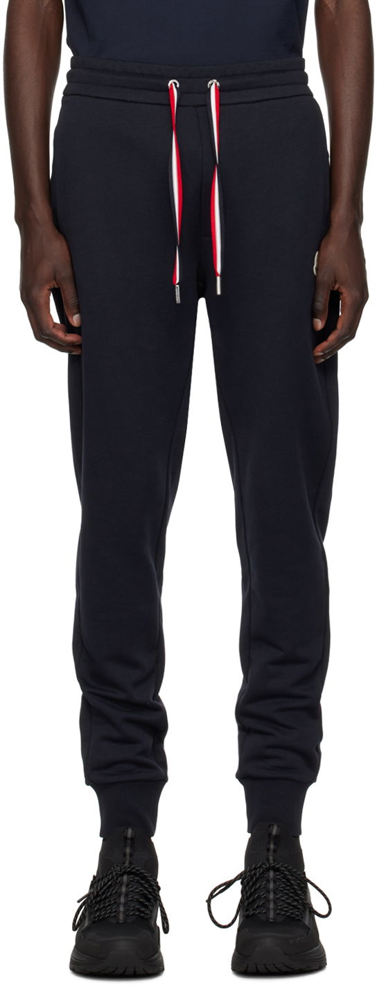 Joggingbukser Moncler Drawstring Mørkeblå | I20918H0000989A5W, 0