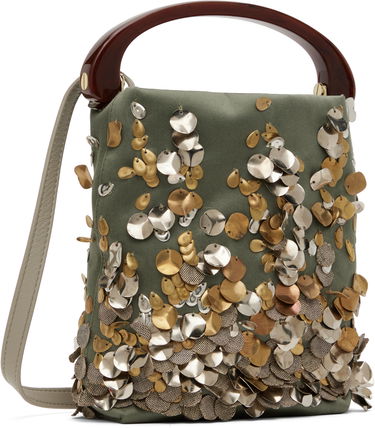 Håndtaske Dries Van Noten Dries Van Noten Metallic Sequin Embellished Bag Sort | 251-011522-696, 4