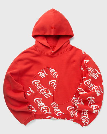 Sweatshirt ERL Swirl Logo Hoodie Rød | ERL08T024, 0