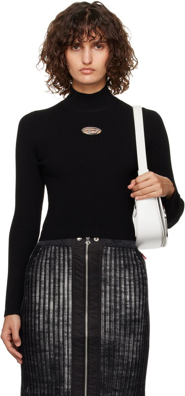 Sweater Diesel Fitted Cutout Detail Sweater Sort | A14187 0DLAX, 0
