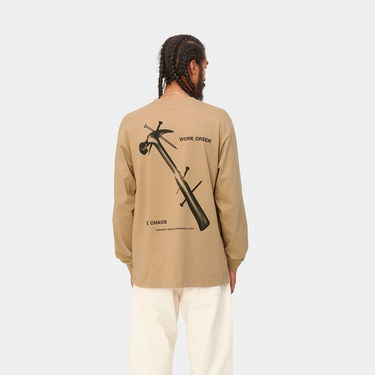 T-shirt Carhartt WIP Reverse Hammer T-Shirt Brun | I032392_07E_XX, 3