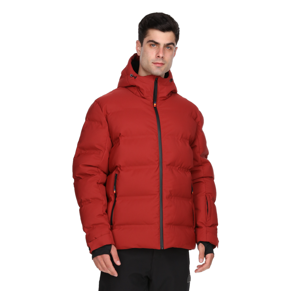 Puffer jakke Ellesse Mattia Hooded Puffer Jacket Rød | ELA243M512-53, 0