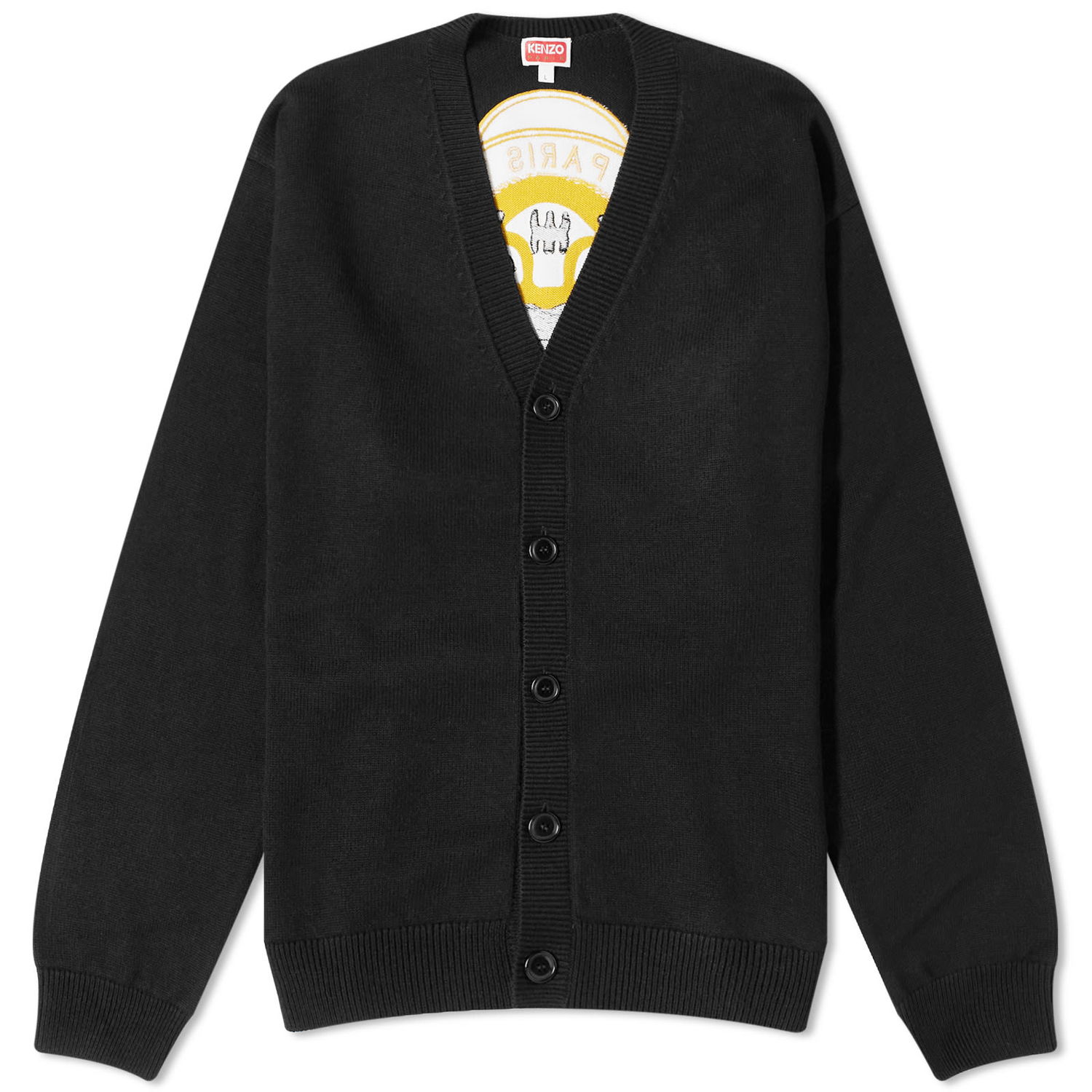 Sweater KENZO Tiger Academy Cardigan Sort | FD65CA4163BB-99J, 0