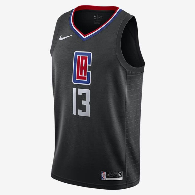 Jersey Nike Kawhi Leonard Clippers Statement Edition 2020 Jersey Sort | CV9480-011, 0
