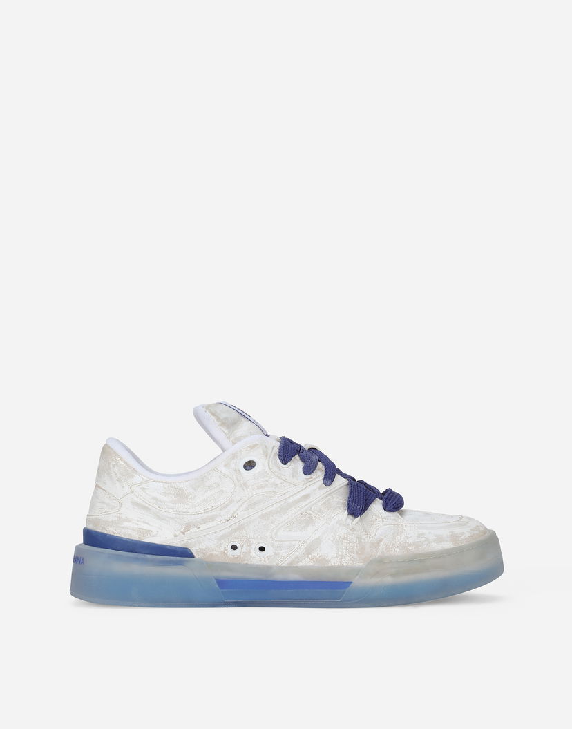Sneakers og sko Dolce & Gabbana Leather New Roma Hvid | CS2211AR75289527