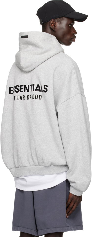 Sweatshirt Fear of God Essentials Fleece Hoodie II FW24 Grå | 192HO246258F, 2