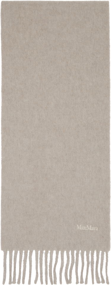 Tørklæde Max Mara Scilli Fringed Scarf Mørkeblå | 2524546052600, 3
