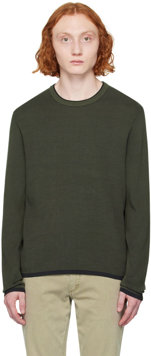 Sweater rag & bone Harvey Knit Sweater Grøn | MBS23S011UC11