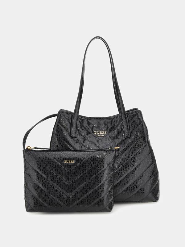 Mulepose GUESS Vikky Patent Leather Logo Shopper Sort | HWGA6995280, 0
