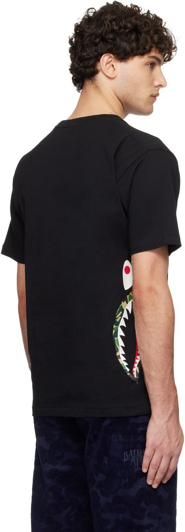 T-shirt BAPE Camo Side Shark Graphic T-Shirt Sort | 001TEK801007M, 2