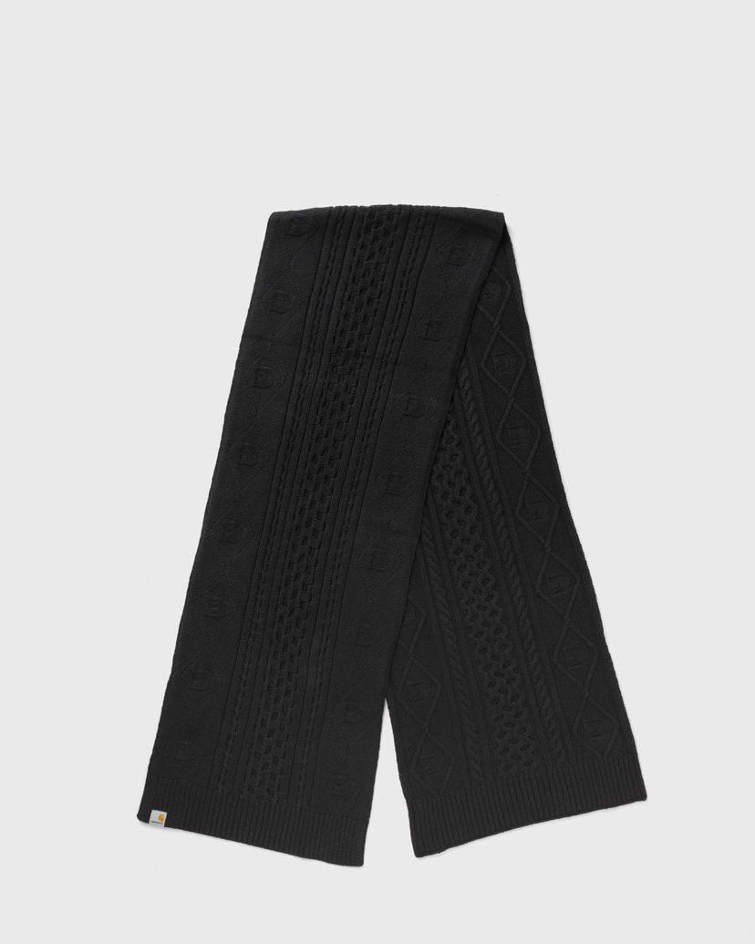 Tørklæde Carhartt WIP Knitted Scarf with Pattern Sort | I035474-89.XX