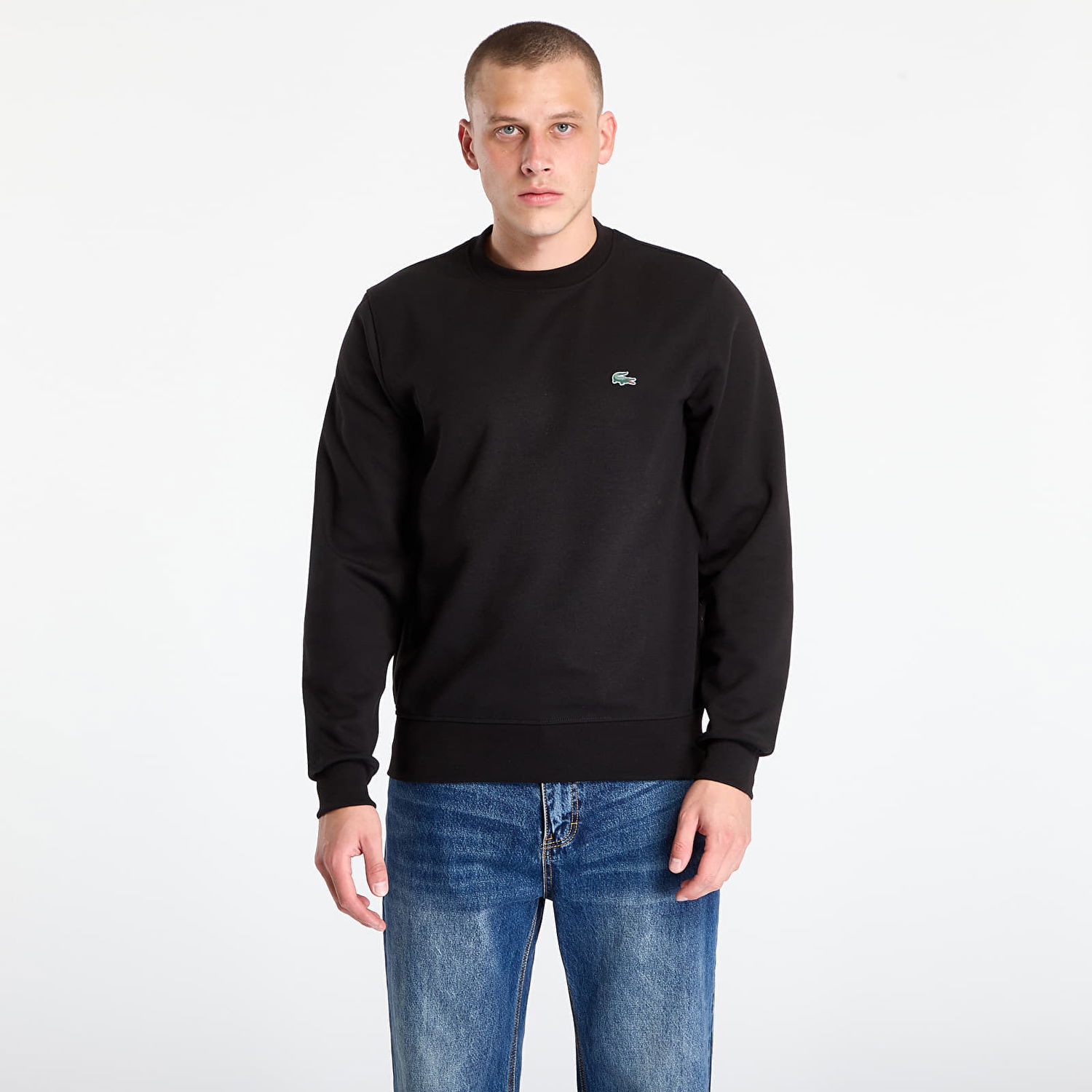 Sweatshirt Lacoste Sweatshirt Sweatshirt Black Sort | SH5127 031, 0