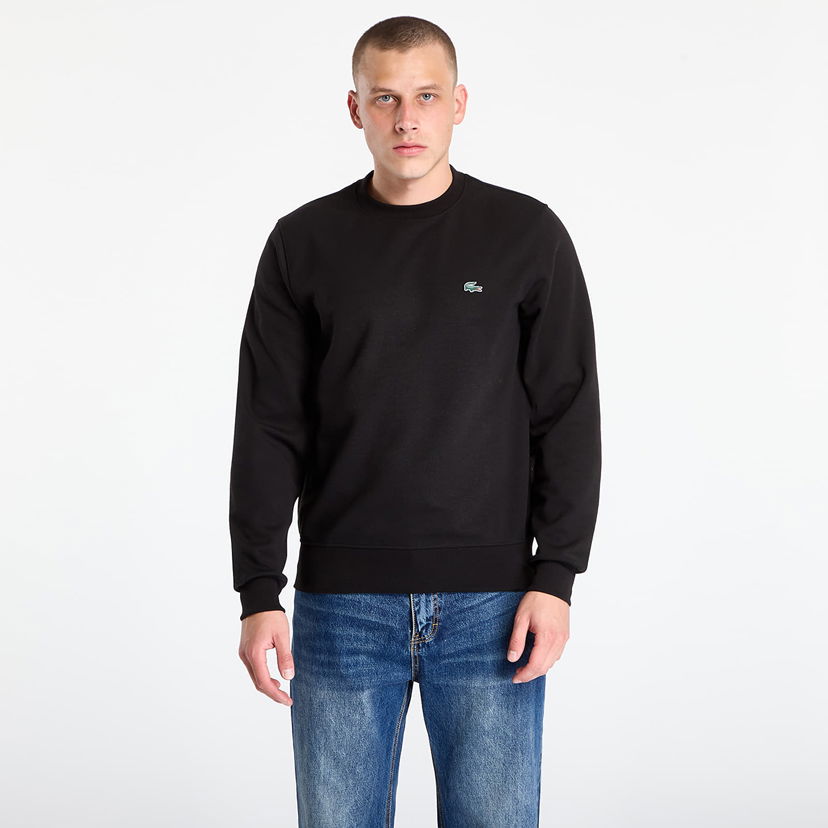 Sweatshirt Lacoste Sweatshirt Sweatshirt Black Sort | SH5127 031