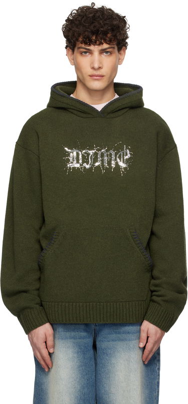 Sweatshirt Dime Wool Hoodie Grøn | DIMEHO2412ARM, 0
