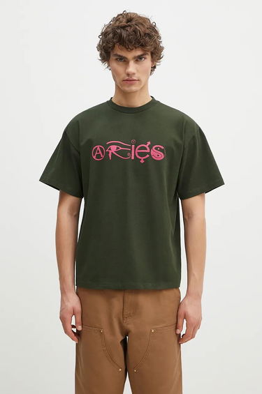 T-shirt Aries Coexist Print T-shirt Grøn | AR6001302, 0