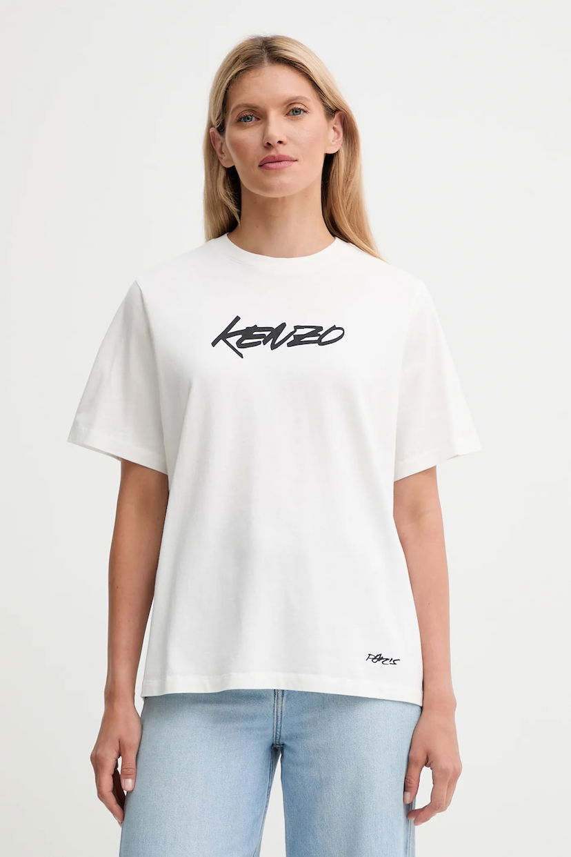 T-shirt KENZO Kenzo x Futura T-Shirt Hvid | FF62TS5544SG