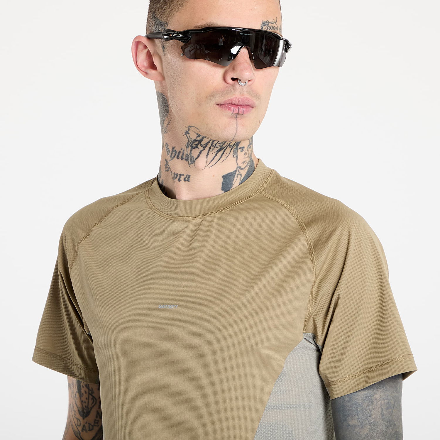 T-shirt Satisfy Satisfy AuraLite Tech T-Shirt Beige | 11036-AG-SA, 1