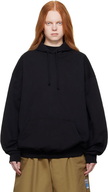 Sweatshirt VETEMENTS Vetements Logo Oversized Hoodie Sort | UH76HD100B, 0