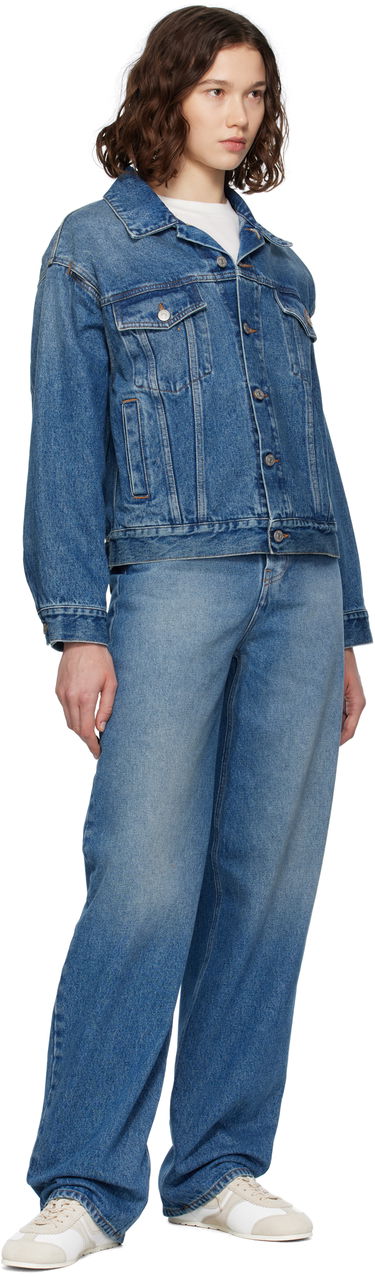 Jeans Maison Margiela MM6 Maison Margiela Straight-Leg Jeans Blå | S52LA0241 M30018, 3