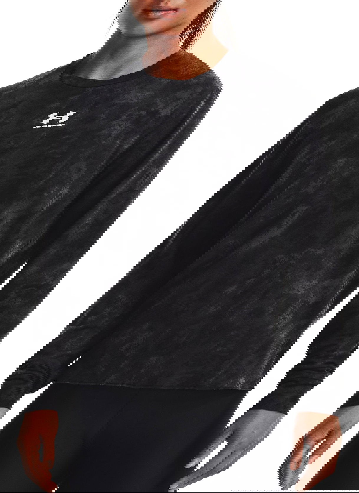 Sweatshirt Under Armour Sweatshirt Rival Terry Print Crew Sort | 1373036-001, 0