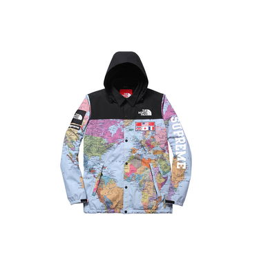 Jakke The North Face Supreme x Expedition TNF Coaches Jacket Maps Flerfarvet | SS14, 1