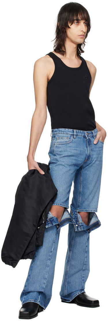Jeans Coperni Coperni Open Knee Jeans Blå | COPP55202CMEN, 3