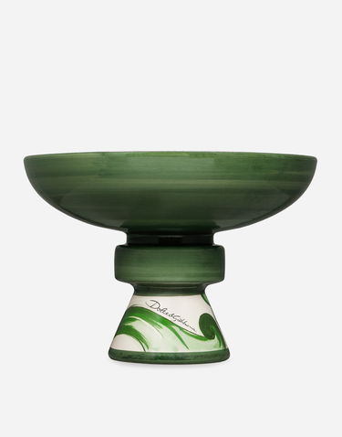 Home decor Dolce & Gabbana Dolce & Gabbana Ceramic Serving Platter Grøn | TCC189TCACDUV001, 0