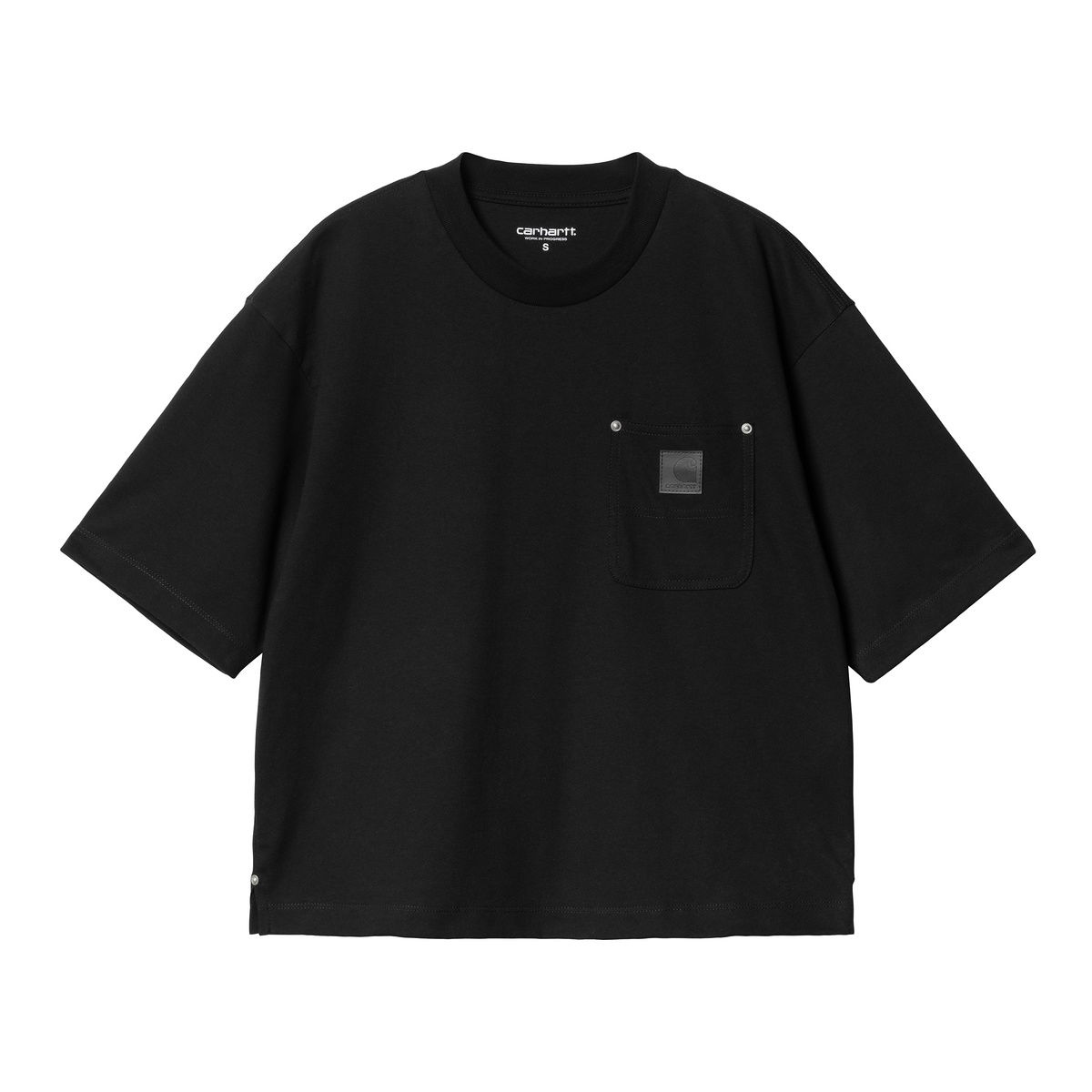 T-shirt Carhartt WIP Short Sleeve Eldon Pocket T-Shirt Sort | I034376_8, 0