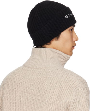 Beanie Givenchy Givenchy 4G Embroidered Beanie Sort | 710003974001-U7927, 2