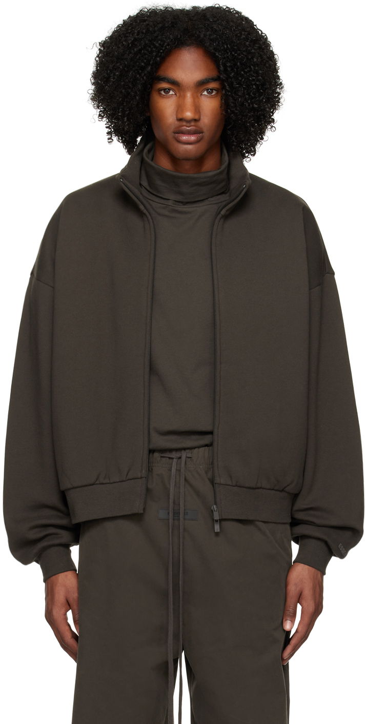 Sweatshirt Fear of God Essentials Full Zip Jacket Grå | 192BT225070FW