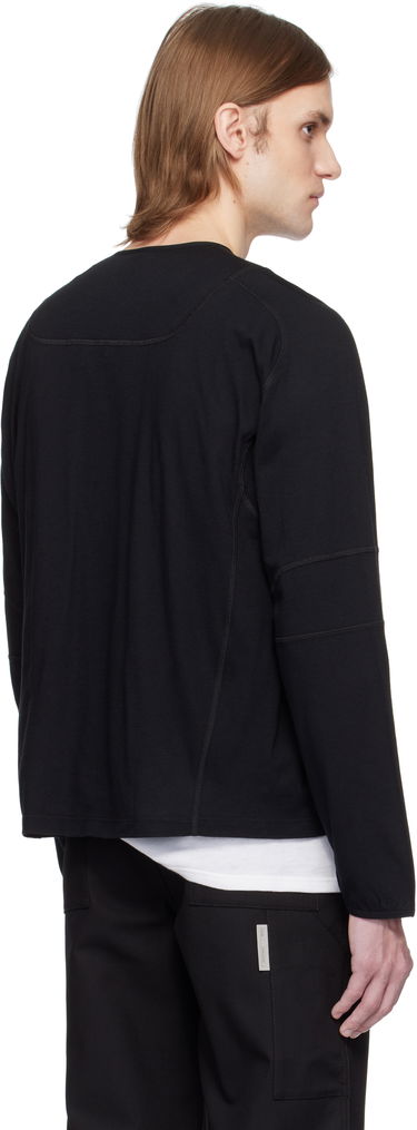 Sweater GR10K GR10K Light Interlock Long Sleeve T-Shirt Sort | BG823124CO, 2