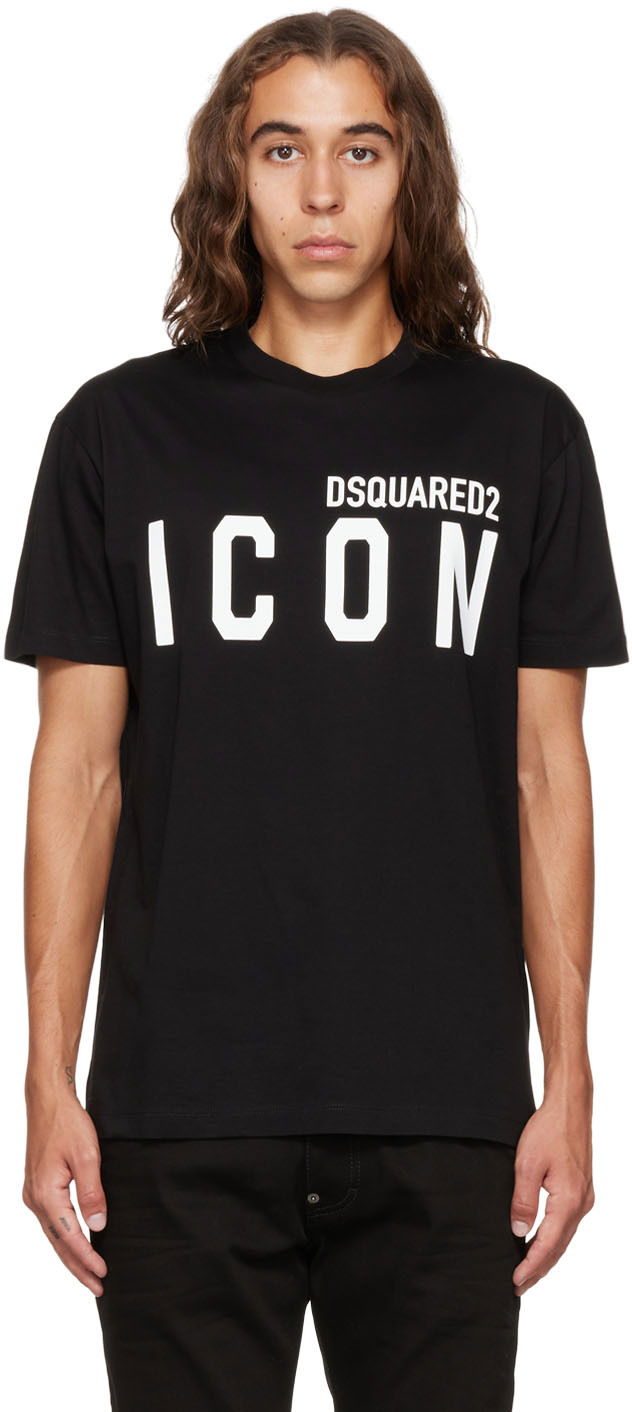 T-shirt DSQUARED2 Dsquared2 Icon T-Shirt Sort | S79GC0003