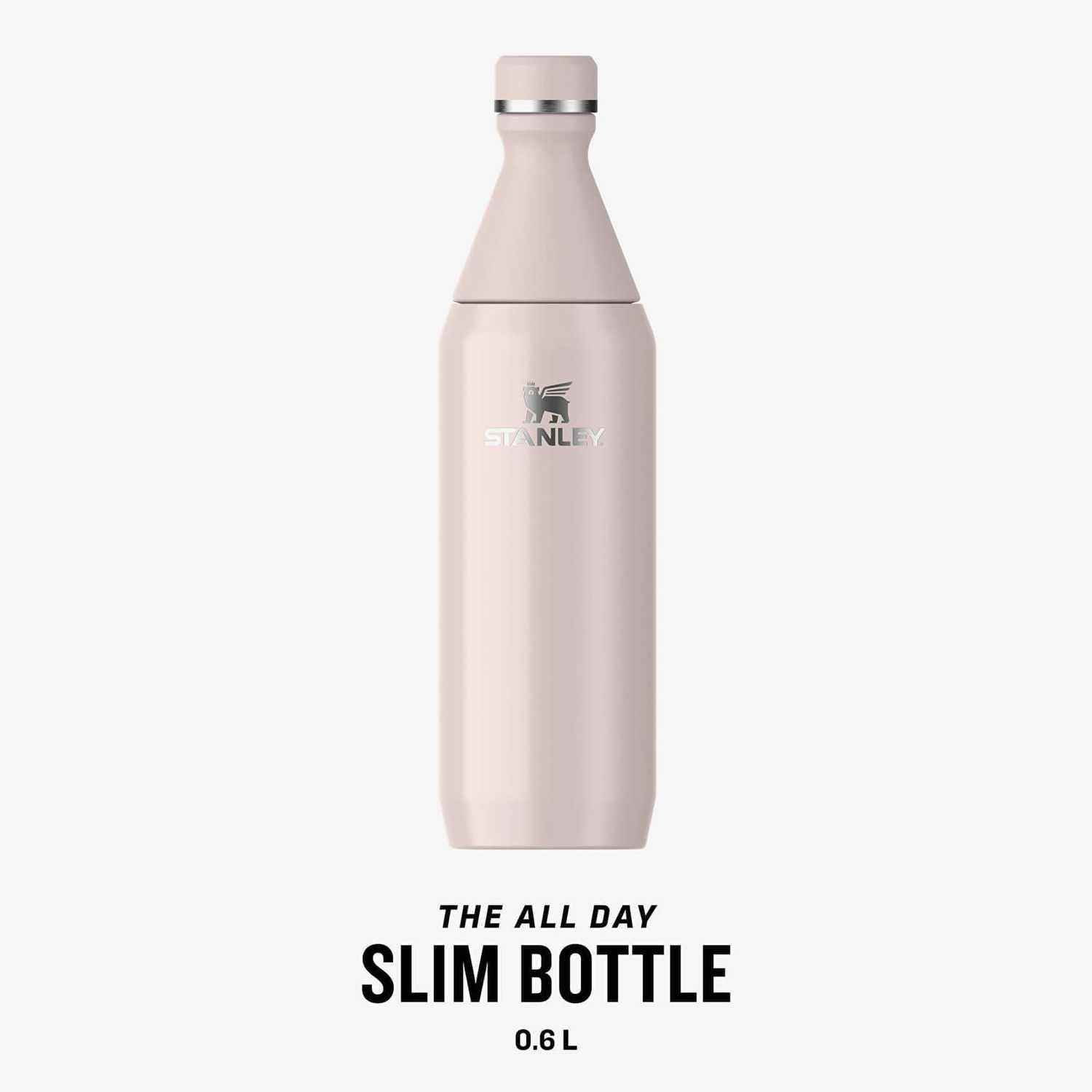 Drikkeflaske Stanley The All Day Slim Bottle 600 ml Rose Quartz Gloss Universal Lyserød | 10-12069-021, 1