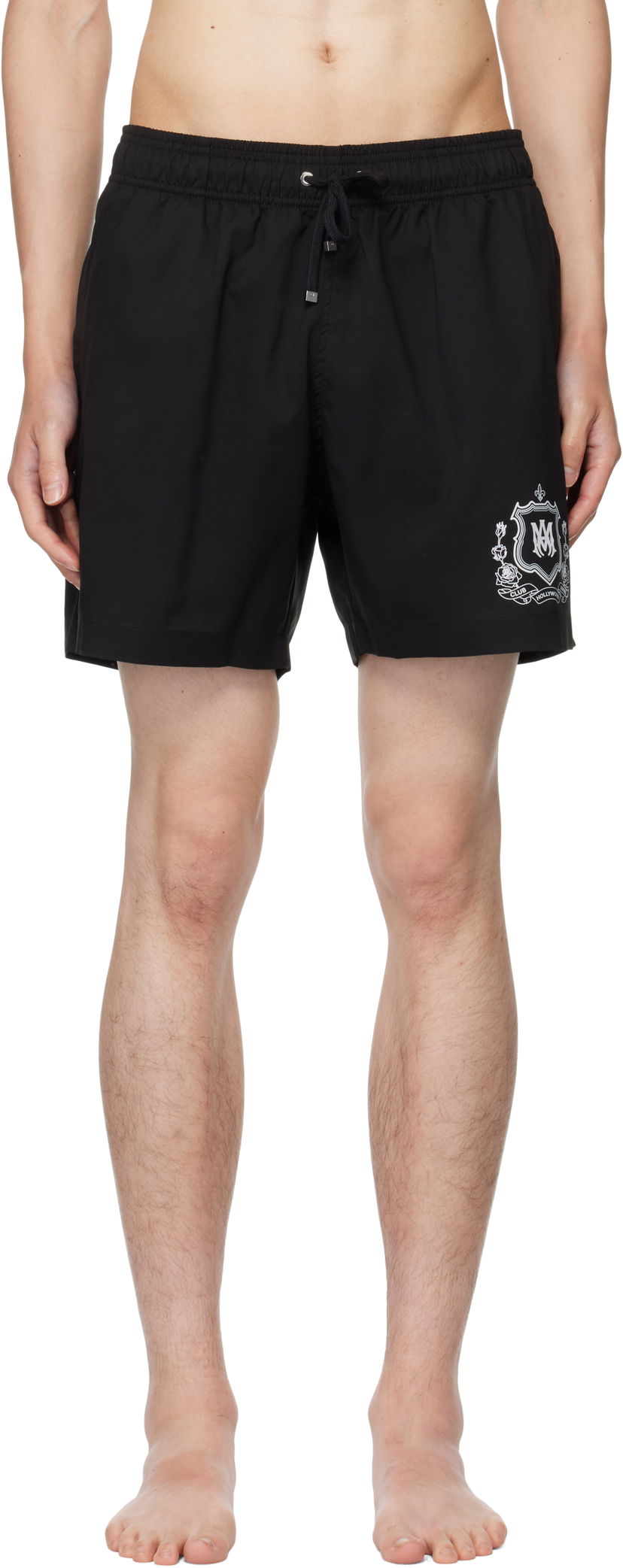 Badetøj AMIRI AMIRI 'Club AMIRI' Swim Shorts Sort | AMSWTK1046