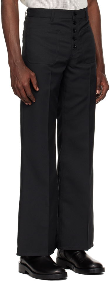 Bukser Courrèges Multiflex Flared Trousers Sort | 124CPA201PL0136, 1