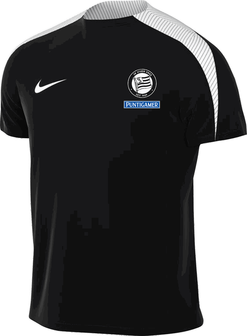 T-shirt Nike SK Sturm Graz Strike Training T-Shirt Sort | stgfd7487-010