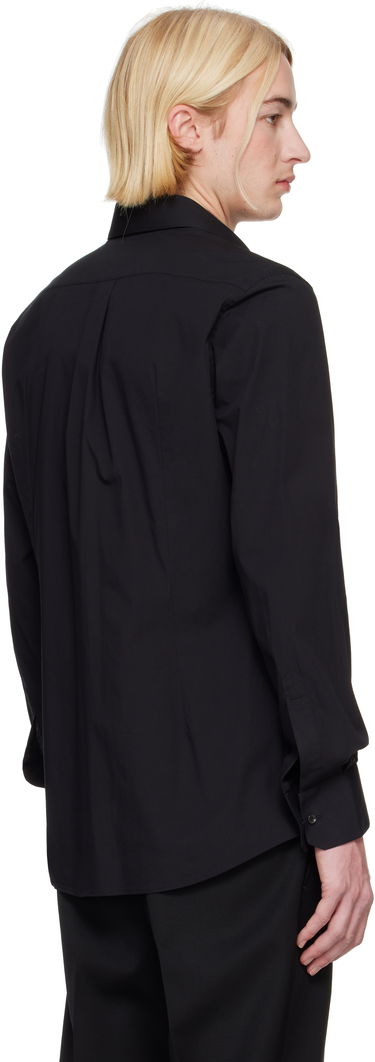 Skjorte Dolce & Gabbana Dolce&Gabbana Shirt With Logo Patch Sort | G5ML0ZFU5EW, 2