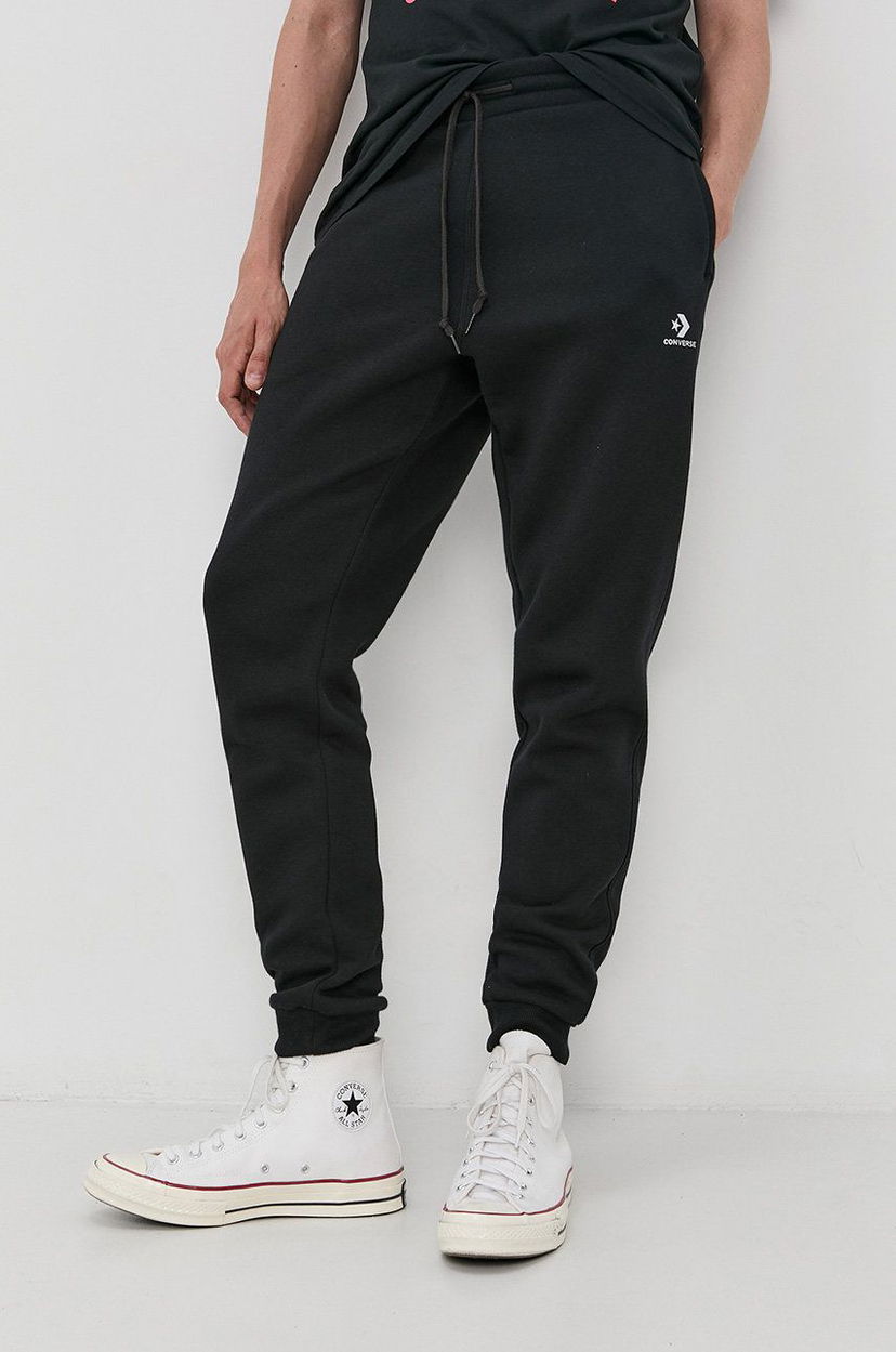 Joggingbukser Converse Converse Embroidered-Logo Joggers Sort | 10019925.A01