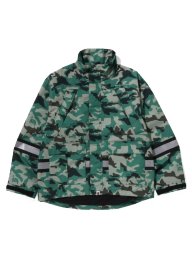 Jakke BAPE Woodland Camo Relaxed Fit Safety Jacket Grøn | 1J30-140-003