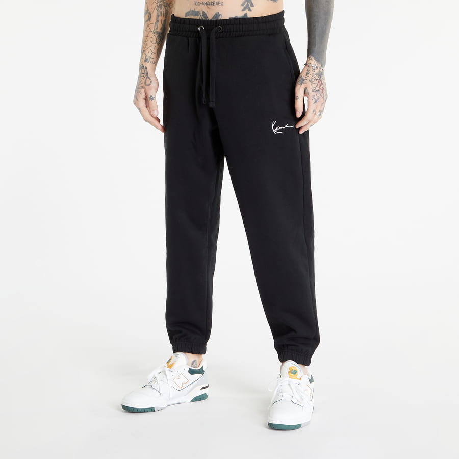 Joggingbukser Karl Kani Small Signature Essential Regular Fit Sweatpants Sort | KM-PL011-001-01, 0