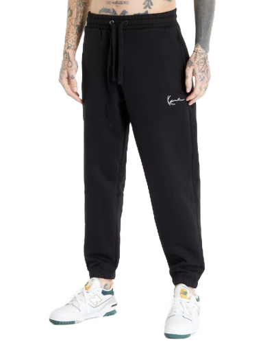 Joggingbukser Karl Kani Small Signature Essential Regular Fit Sweatpants Sort | KM-PL011-001-01