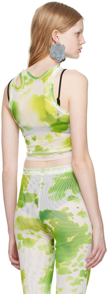 Tanktop Ottolinger Ottolinger Exclusive Tie-Dye Tank Top Grøn | 100617, 2